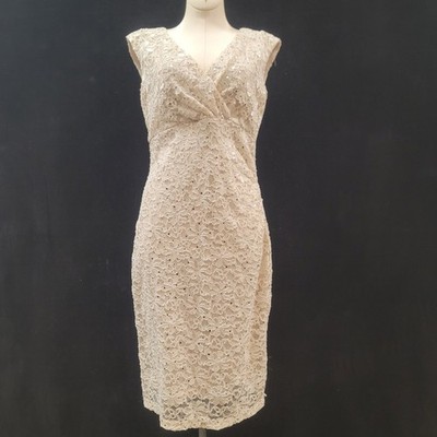 Connected Apparel Womens Y2K Lace Babydoll Fairy Dress Size 6 Petite Sleeveless