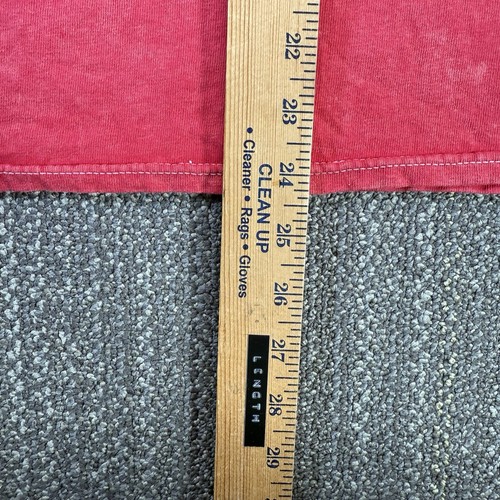 Chicago Bulls Shirt M Racer Red Wash 75th Anniversary City Edition 47 Vtg Tubula - Picture 11 of 20