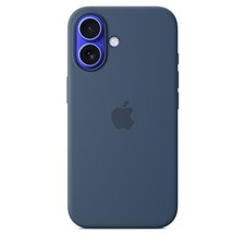 Apple iPhone 16 Silicone Case with MagSafe Camera Control MYY23ZM/A - Denim