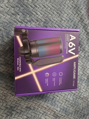 A6V Condenser Microphone for Gaming High-Quality Sound