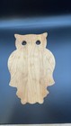 Butcher Block Owl-Shaped Cutting Board 13 Long 9 Wide Charcuterie — photo 1