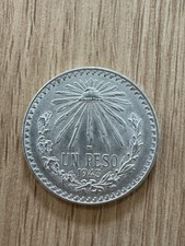 1943  UN PESO MEXICO .720 Silver