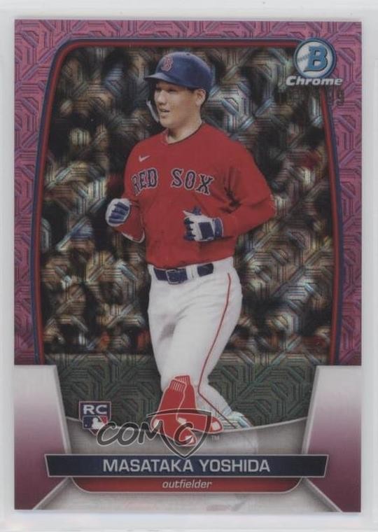 2023 Bowman Mega Box Chrome Pink Mojo Refractor /199 Masataka Yoshida #58 0r4