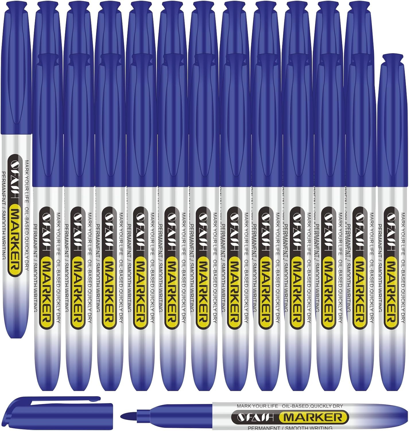 Bulk - 24 Pack, 1s Quick Dry, Fine Point Permanent Marker