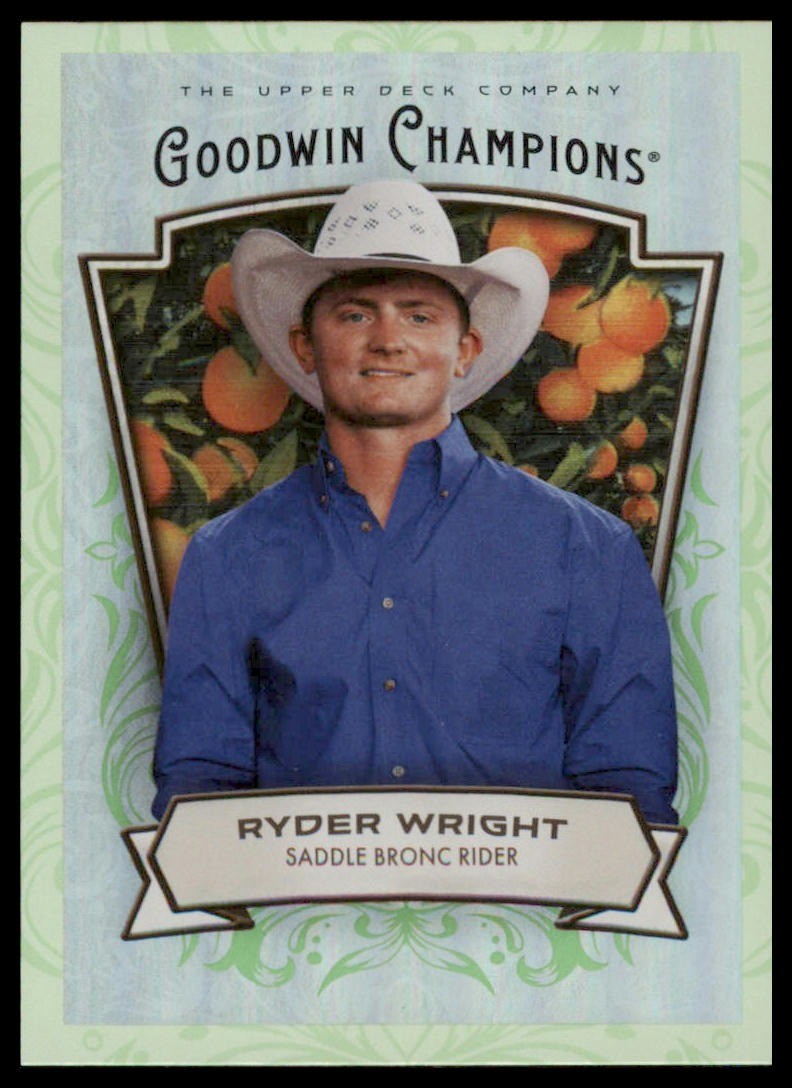 2026 Upper Deck Goodwin Champions #66 Ryder Wright Neon Green Rainbow