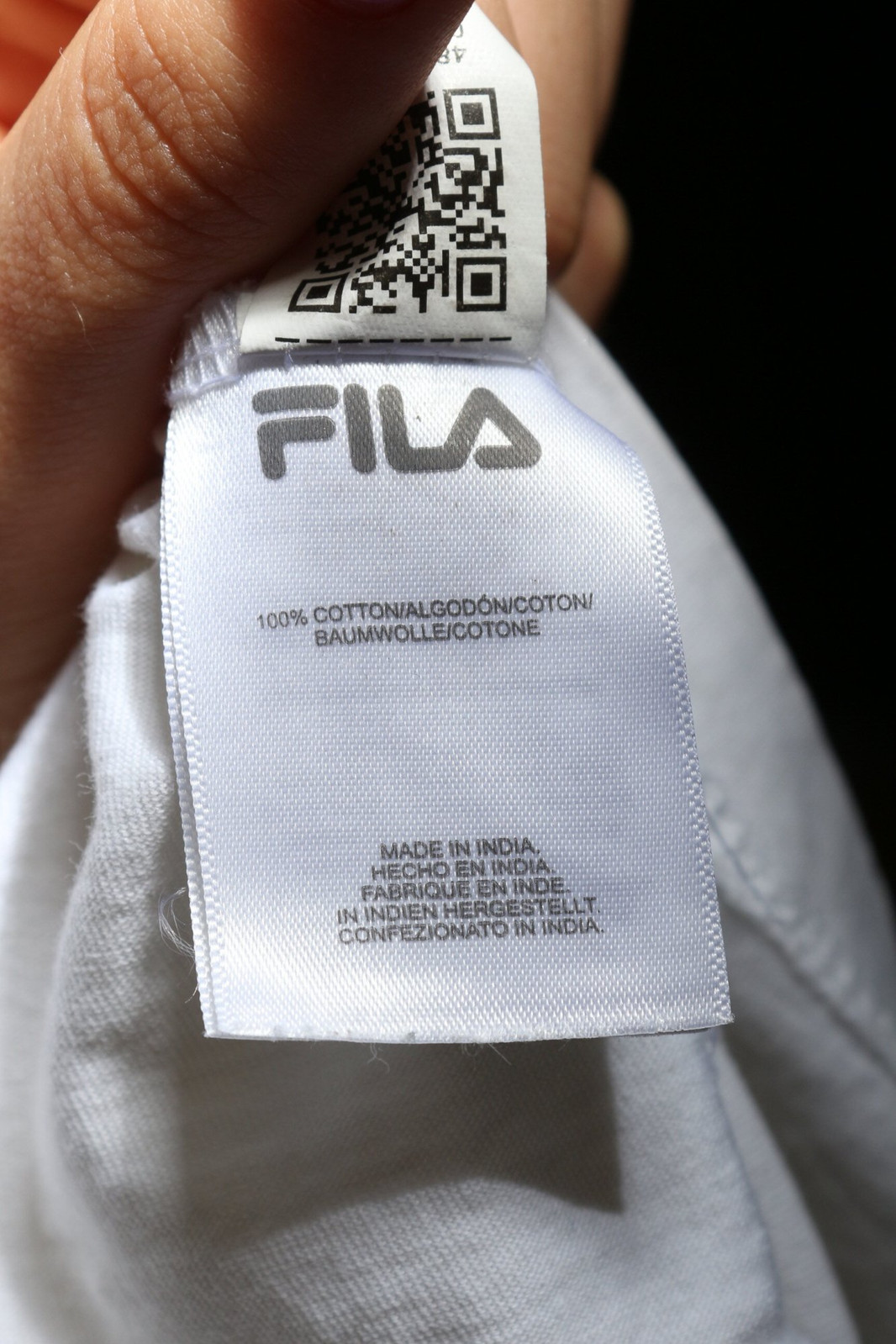 FILA Camicia cropped Donna Taglia IT 40 bianco blu rosso stile casual