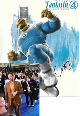 Ebon Moss-Bachrach 'Fantastic Four' persönlich ges Foto 20x25 original Autogramm