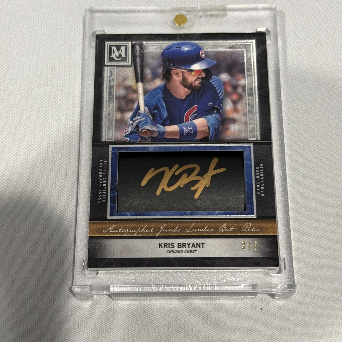 Kris Bryant Autographed Baseball Sports Trading Cards