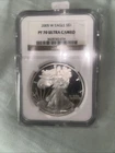2005-W Proof American Silver Eagle PF-70 NGC High Ultra Cameo Low MintGrades @70
