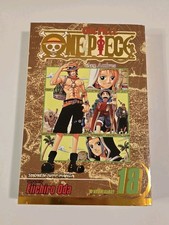 One Piece Volume 18 Copertina Lamina Oro 1° Edizione Stampa Manga Inglese