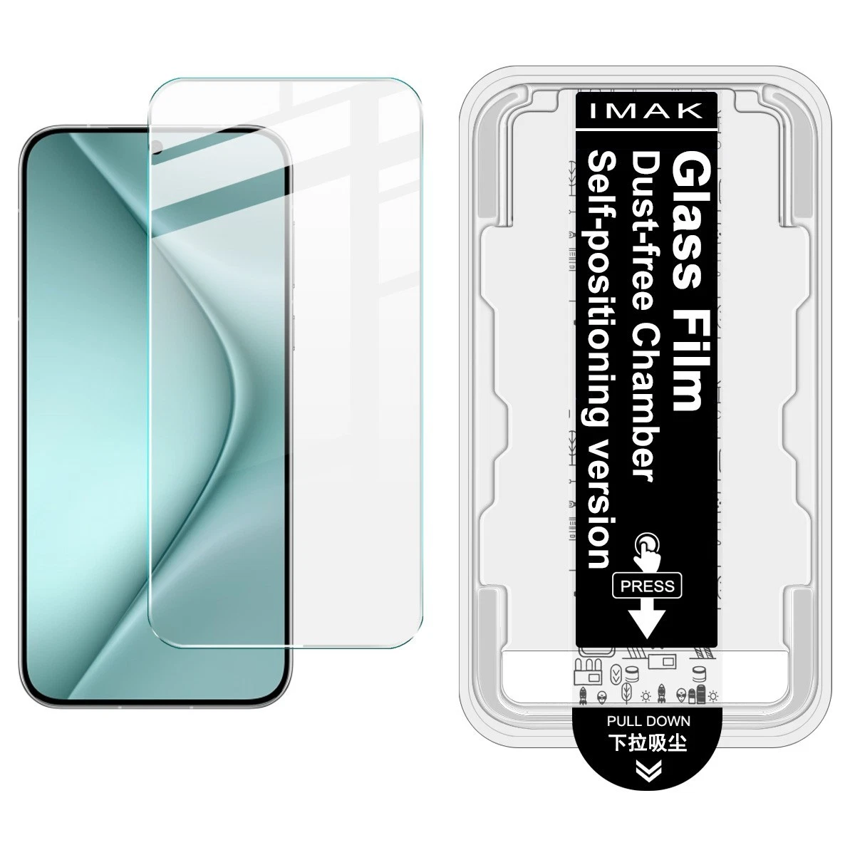 Imak Dust Free Glass Screen Film For Huawei Pura 80 Mate 70 60 Nova 14 Lite 13i - Picture 3 of 16