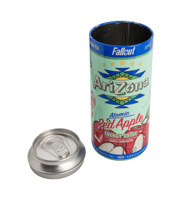 AriZona x Fallout Exclusive Red Apple Tin Stash Can TV Show Video Game Merch