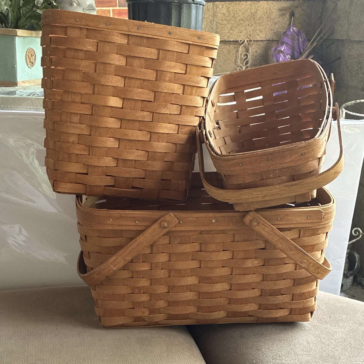 longaberger medium basket products for sale | eBay
