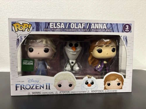 Funko Pop! Vinyl: Disney - 3 Pack- Elsa - Olaf - Anna - Frozen II