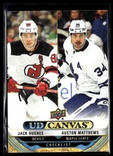 2024-25 Upper Deck Series 2 Hockey UD Canvas Checklist #C210 Hughes Matthews