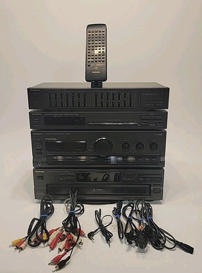 Technics Stereo SH-8017 ST-K50 SU-G91 SL-PD845 With Remote. (Read