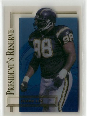 1996 COLLECTOR'S EDGE PRESIDENT'S RESERVE #166 SHAWN LEE SAN DIEGO CHARGERS