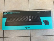 LOGITECH ADVANCED COMCO KEYBOARD AND MOUSE COMBO Desktop Black (920-008701) NEW