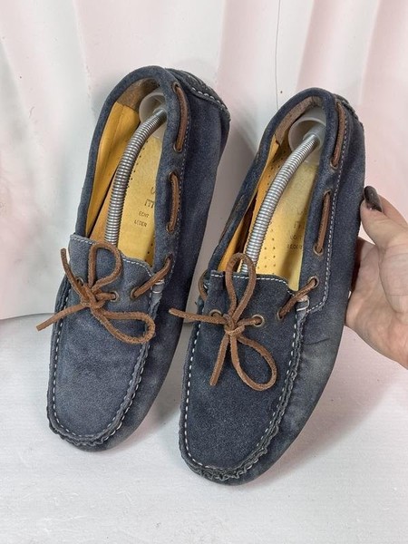 Men Varese Loafers Navy Suede 40