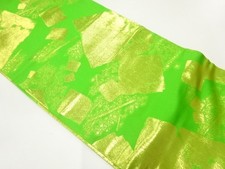 7662627: JAPANESE KIMONO JAPANESE MARU OBI / WOVEN SCATTERED FOIL