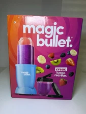 Magic Bullet Mini Blender Blue New Sealed In Box