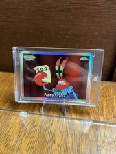 2025 Topps Chrome SpongeBob #57 Pappy Krabs Refractor 25th Anniversary 