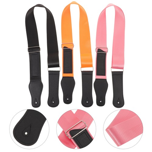  3 Stück E-Gitarrengurt Gurte Akustik Zubehör verstellbar breit - Bild 7 von 12