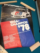 Porsche Factory Racing Poster IMSA Champion 1978 Porsche 935 Original