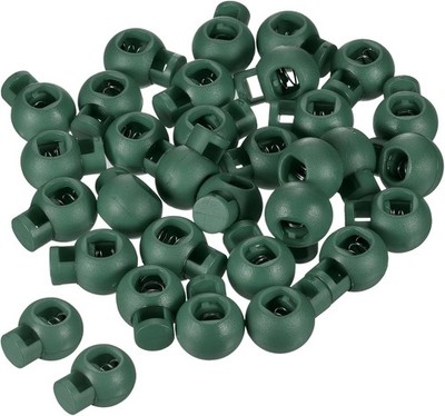 PATIKIL Cord Locks, 100 Pack Ball Spring Toggle Stopper for Drawstring Bag Shoel