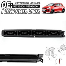 For Vauxhall Corsa D E Adam Cabin Air Pollen Filter Flap Cover 55702404 55702400