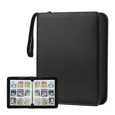 Trading Card Binder with Sleeves 9 Pocket Premium 720 Double Sided Pocket