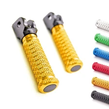 Gold M-Grip Standard Front Foot Pegs For Honda NC750XD 21 22