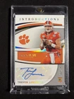 2021 Panini Immaculate Collegiate Introductions Trevor Lawrence #IMI-TL 8/10 RC