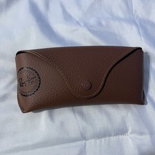Rayban Sunglasses Eyeglasses Brown Case With Cleaning Cloth