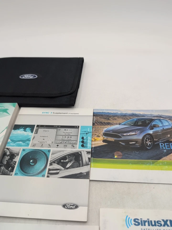2017 Ford Focus Owners Manual With RS Supplement And Sync 3 Guide Plus Case - Image 4 of 4