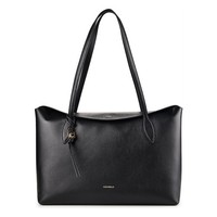 Coccinelle Thess Schultertasche Leder 45Cm #COC-E1VCA110201 (Noir)
