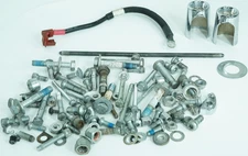 13 Harley Dyna Street Bob OEM Hardware Bolts Nuts Brackets w/ Battery Cable 1393