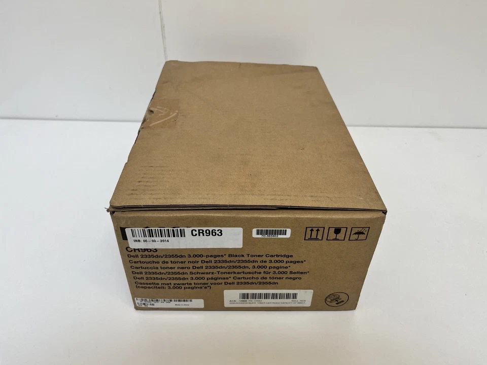 Cartucho de tóner negro Dell 2335dn 2355dn 593-10330 CR963 Foto 2 de 4