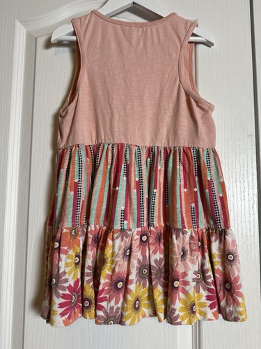 Matilda Jane 435 Pink Floral Tank Top Boho Preppy Girls Youth Size 12 - Picture 5 of 6