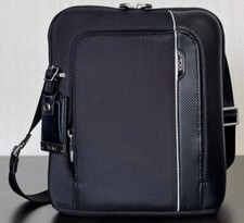 TUMI Arrive Olten Crossbody Bag Nylon/Leather Black Shoulder bag Outlet New