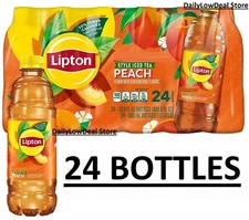 24 BOTTLES - Lipton Peach Iced Tea 16.9 fl oz FRESH!! FAST SHIP!!