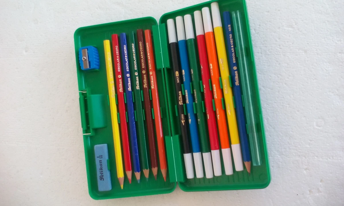 Estuche escolar Vintage Box with School Materials | eBay