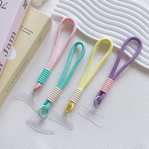 Mobile Phone Lanyard With Spacer, Woven Wrist Water Cup, Bag Pendant Colorful - 第 12/47 張圖片
