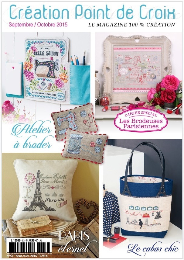 French cross stitch magazine Creation point de croix No 53 | eBay