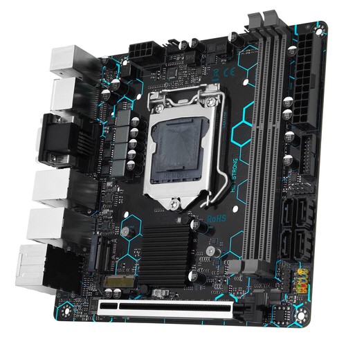 LGA 1150 Dual LAN Motherboard DDR3 H97 STRONG NVMe M.2 WIFI M.2 VGA/HDMI/DP/COM - Picture 12 of 16