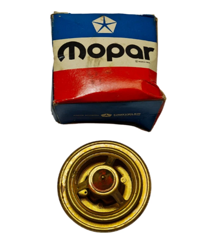 1953-1968 Chrysler Dodge Plymouth 160 Degree Thermostat W/ Gasket 3514177 NOS - Image 2 of 4