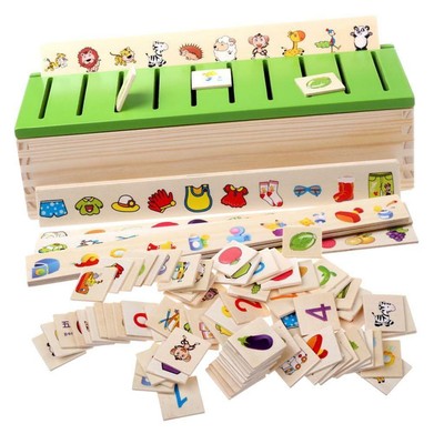 Category Sorting Game Matching Montessori For Toddler Ebay