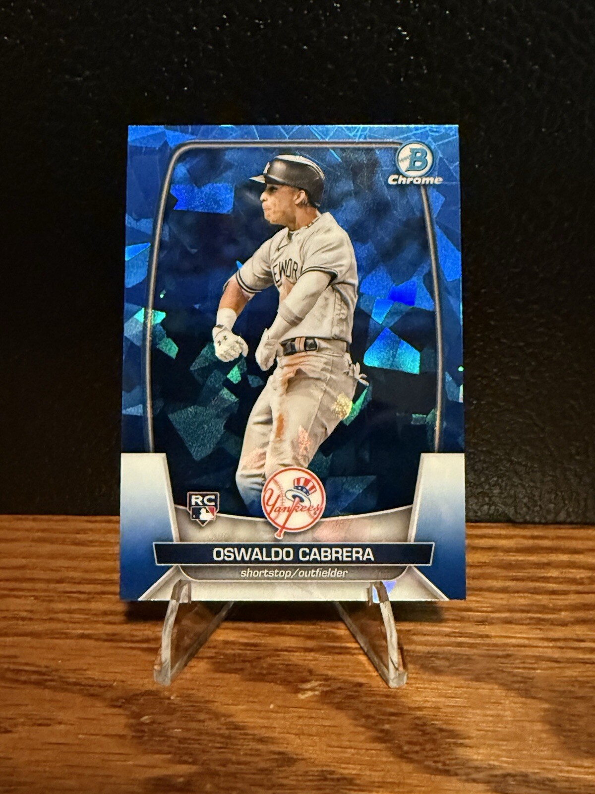 2023 Bowman Chrome Sapphire Edition - #33 Oswaldo Cabrera (RC) Yankees