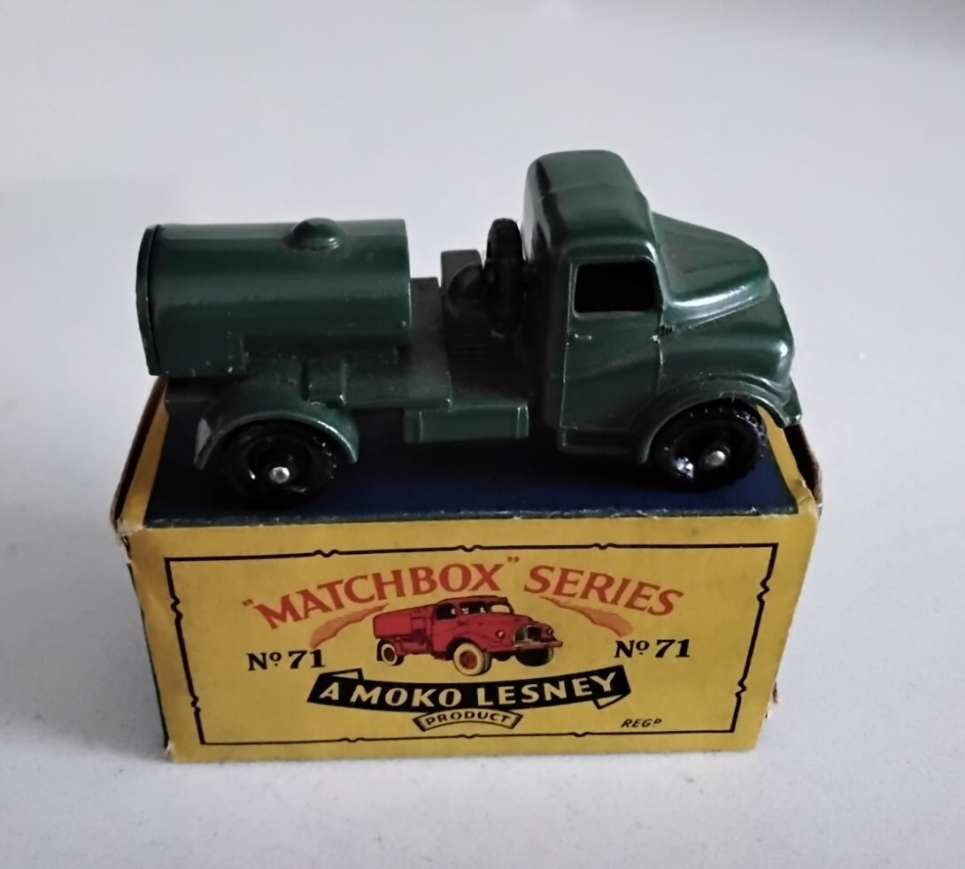 MATCHBOX 　No.71 Army Water Truck VINTAGE MATCHBOX LESNEY 200 GALLON WATER TRUCK ARMY ENGLAND