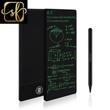 Black Mini Writing Tablet 6.5 Inch Doodle Board Drawing Tablet for Kids Handwrit
